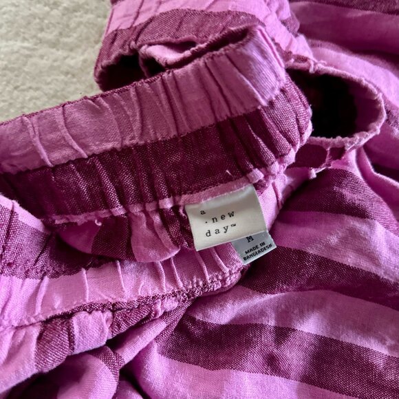 Summer matching set Women's Beach Bungalow Linen  - A New Day - Picture 3 of 4